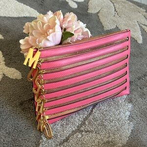 Moschino Zippered Clutch